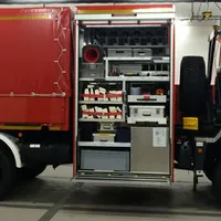 Schlauchwagen für den Katastrophenschutz